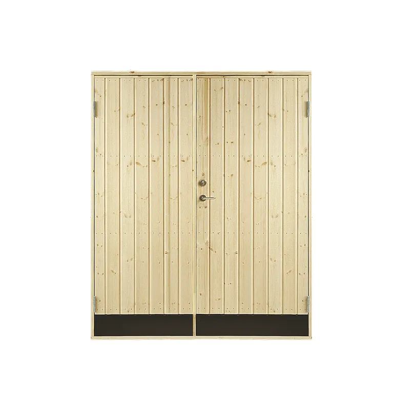 Plus Udhusdør Dobbelt  Inkl  Karm 151   Cm   187   Cm