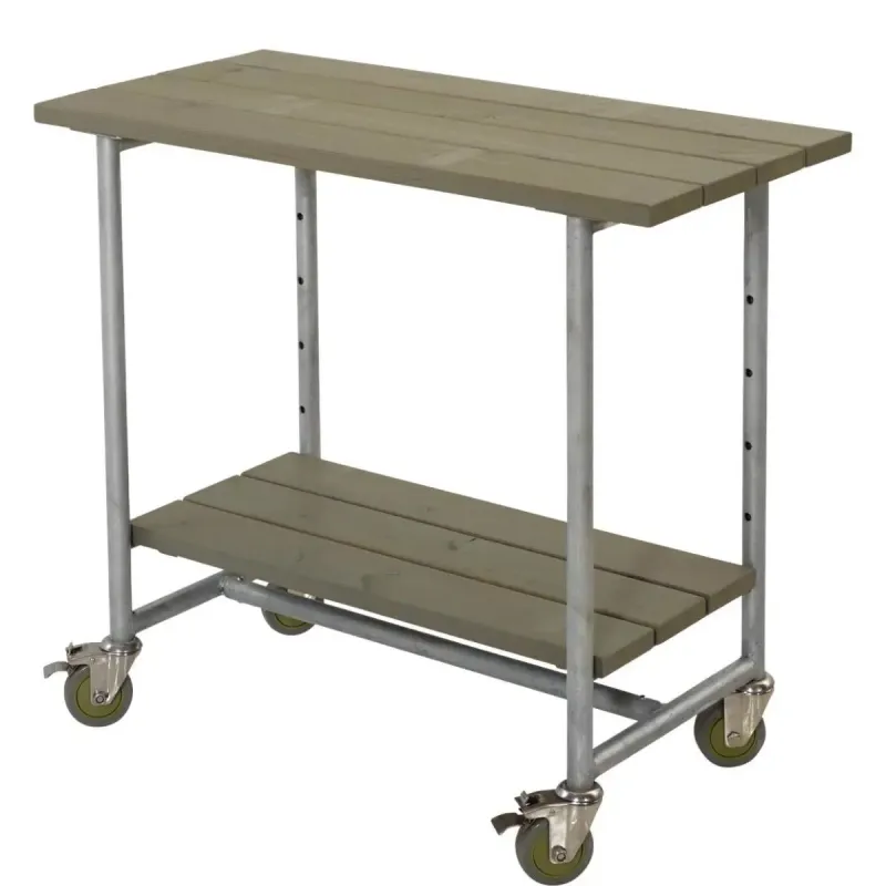 Plus Urban Picnic Grillbord     Hylde Og Hjul Gråbrun 179540-18
