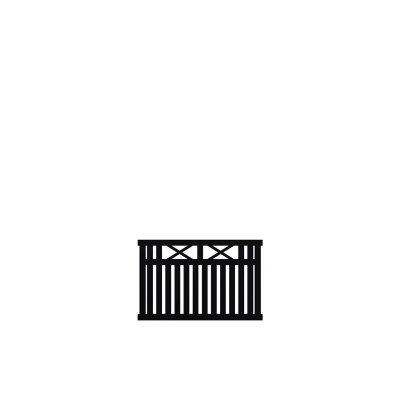 Plus Vinesse Facadeelement 150x96 Cm Sort