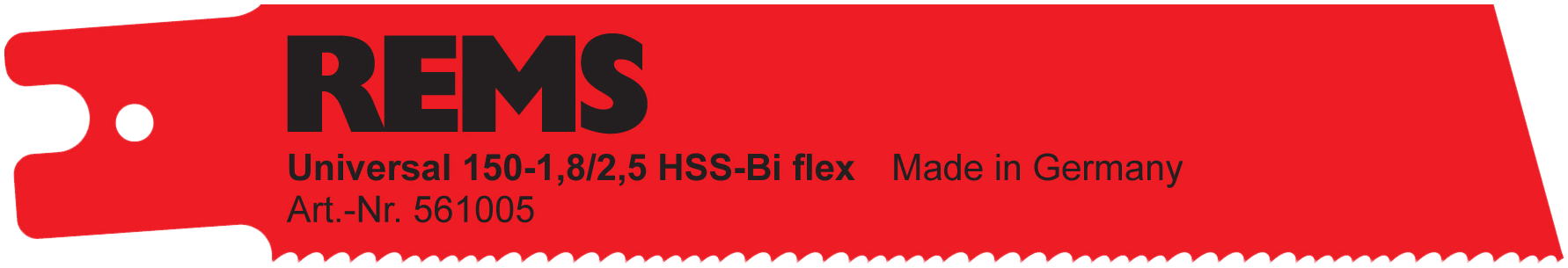 Rems Rør-bajonetsavklinge Uni 150- Pk