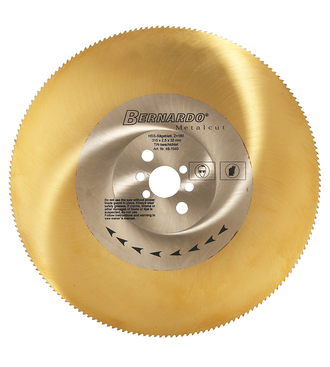 Rundsavsklinge Hss Tin-belagt 250         32 Mm