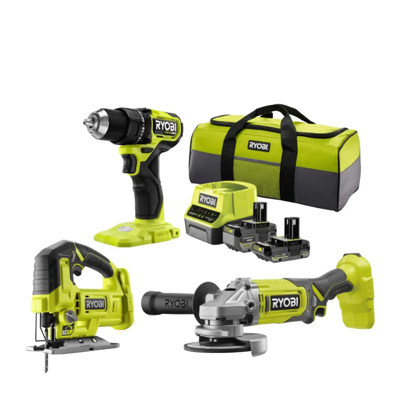 Ryobi 18v One Håndværkersæt Rck183e-242s