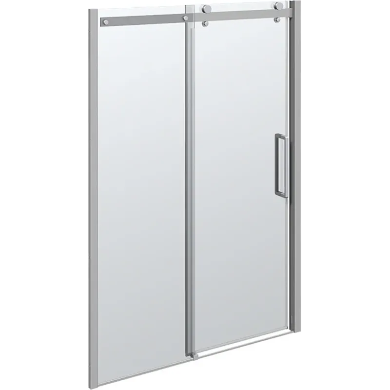 Scanbad Skydedør Sæt 1400 Mm Deluxe Krom Klar