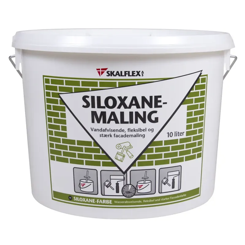 Skalflex Facademaling Siloxane Hvid 10lt