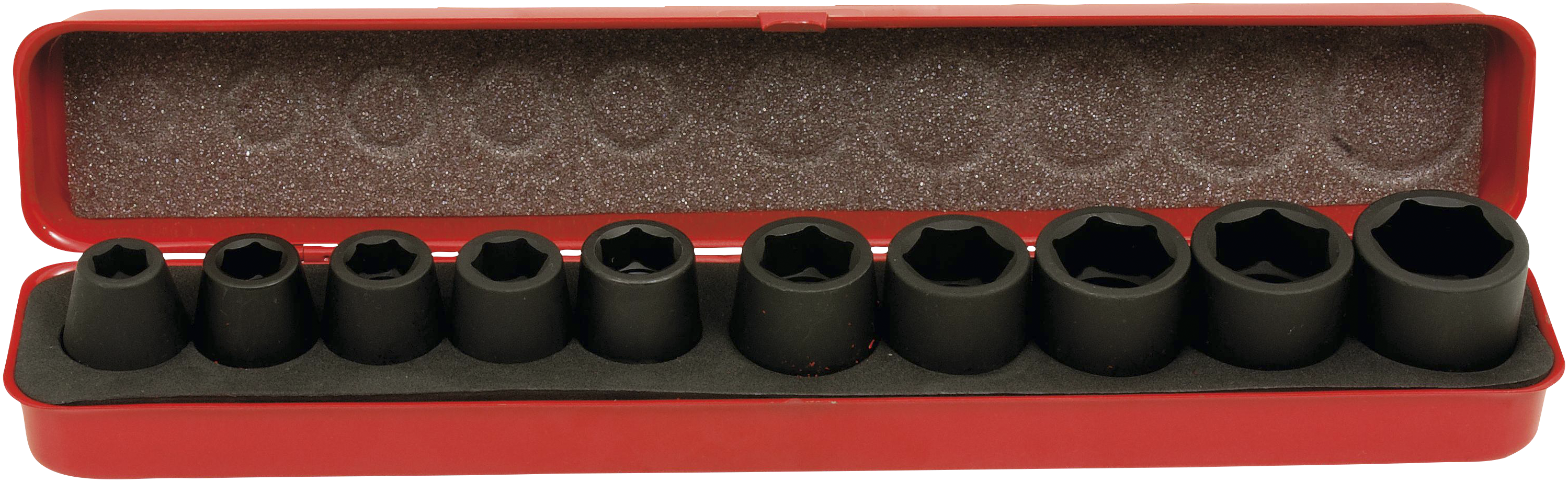 Slagtoppesæt     Quot  6kt 10-24 Mm 10 Dele