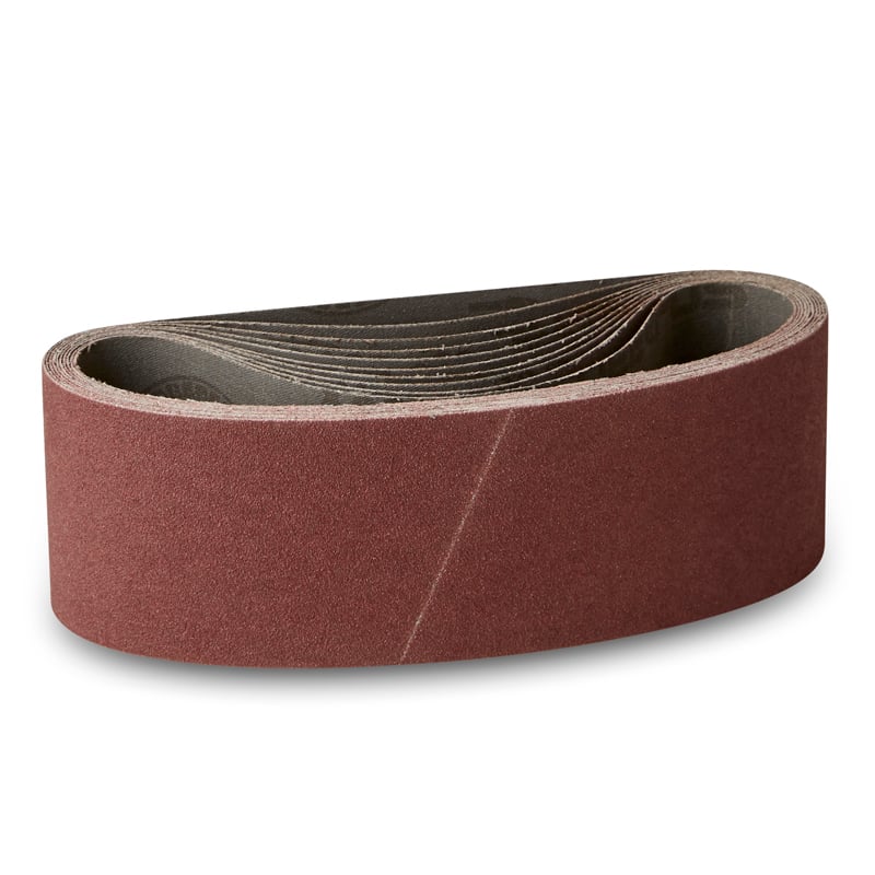 Slibebånd 75x533mm  76x533mm   10 Stk Korn P24