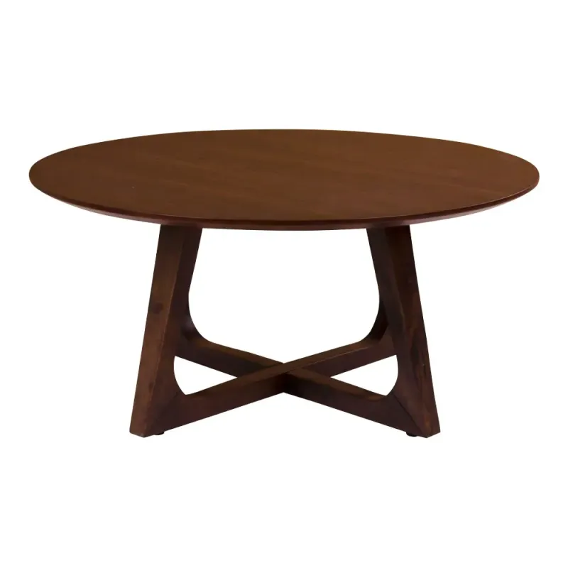 Sofabord Valnød Finer ø75 Cm 2101010