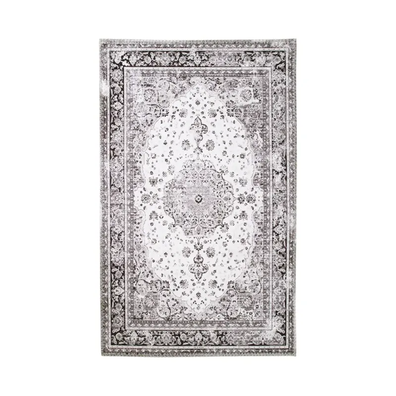 Tæppe Sort Hvid 160x230 Cm 3981250