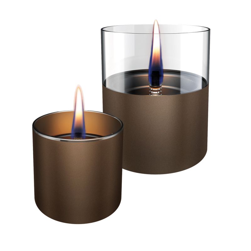 Tenderflame Lilly   10 Giftset Chocolate Glass Lanterne