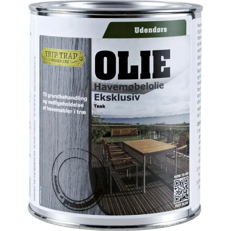 Trip Trap Havemøbelolie Ekskl  Natur   75lt