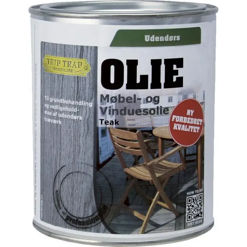 Trip Trap Møbel Og Vinduesolie Teak   75lt