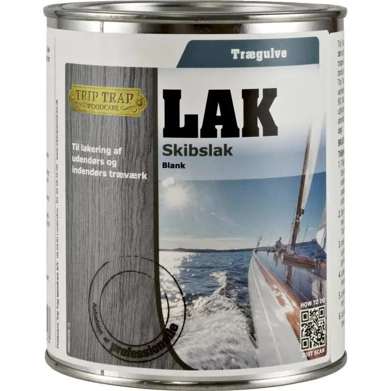 Trip Trap Skibslak Blank   38lt