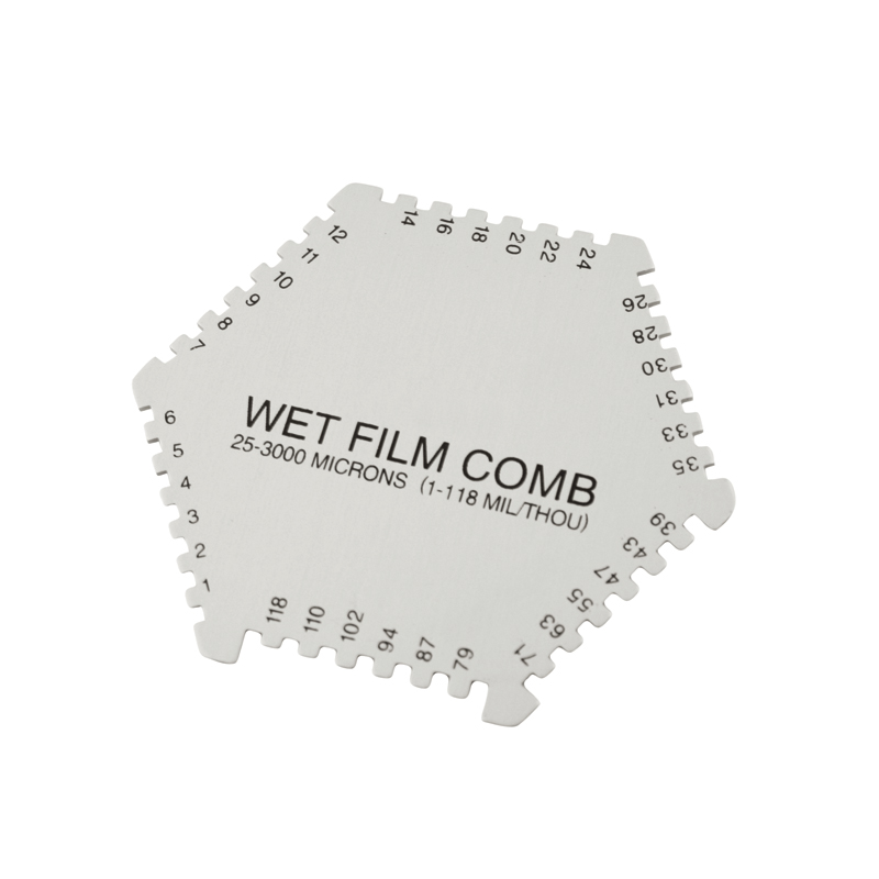 Vådfilmskam   Aluminium  Lak- Coatingmåler 25-3000um