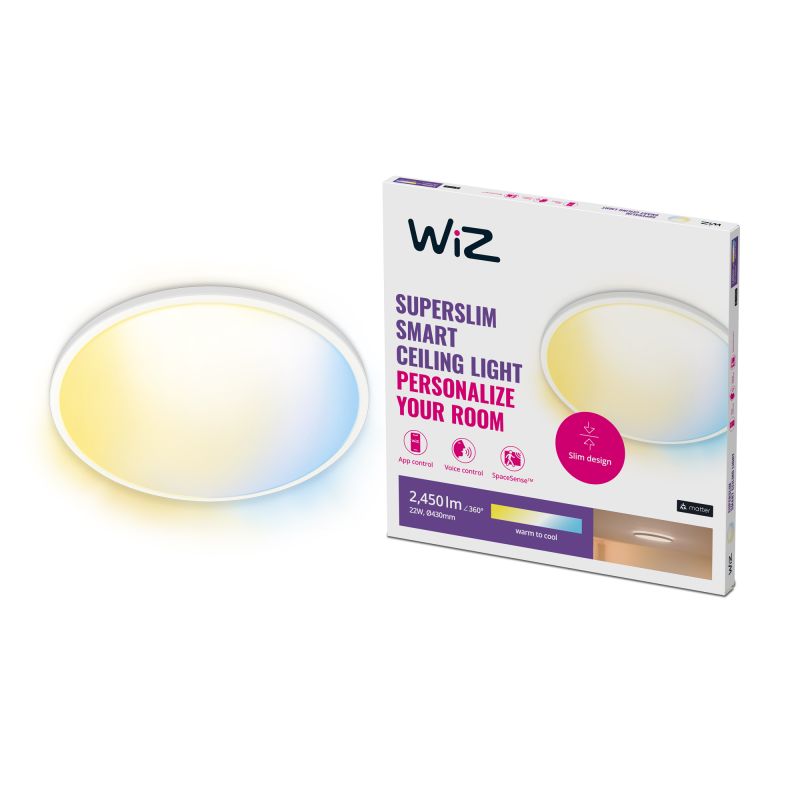 Wiz Ceiling 22w Rd 27-65k Tw