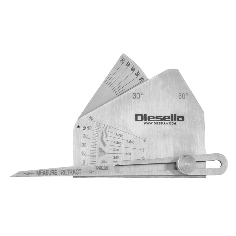 Wldpro Svejselære Skew-  Fillet Type  Model    Inkl  Kalkulator