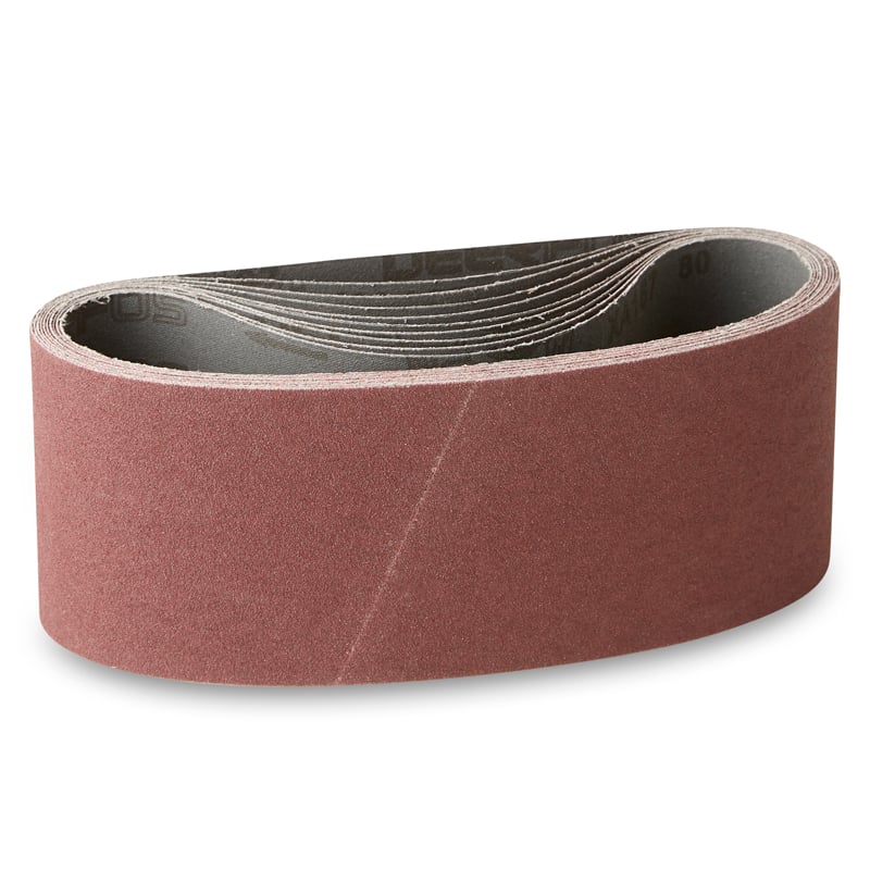100x610mm Slibebånd På Lærredsryg 10 Stk  Korn P24