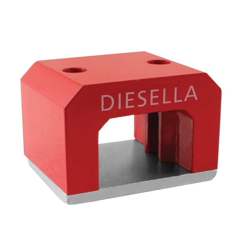 Alnico Hestesko Magnet   Broform 57x40 5x35 Mm Med 2xø7   Mm Huller  250n