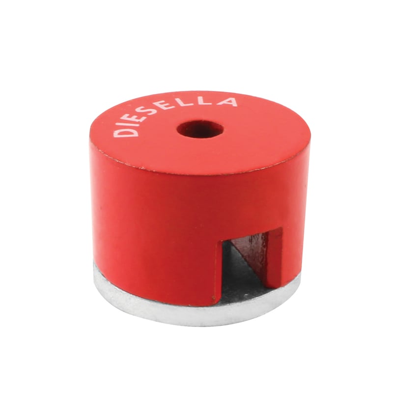 Alnico Knapmagnet ø22    30n  Huldiameter ø4