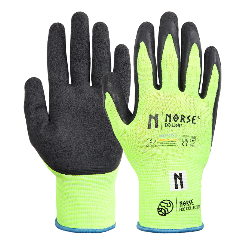 Arbejdshandsker Med Latexbelægning  Norse Eco Light