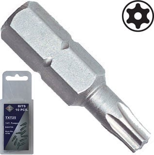 Bato     Quot  Bits Txt 25   25mm  10 Stk  Pk