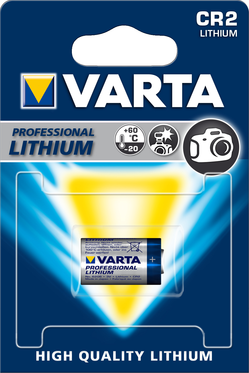 Batteri Foto Litium Cr2 3v