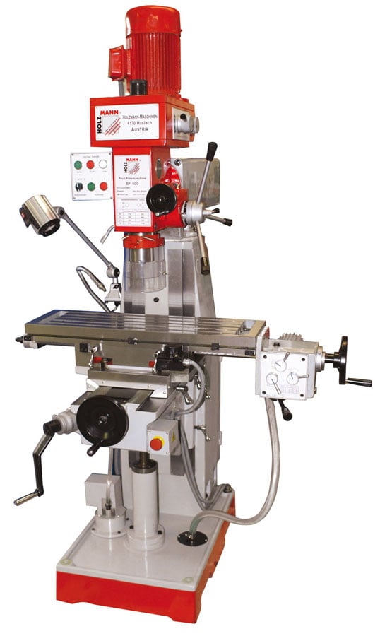 Bf500 Geardrevet Fræsemaskine Holzmann