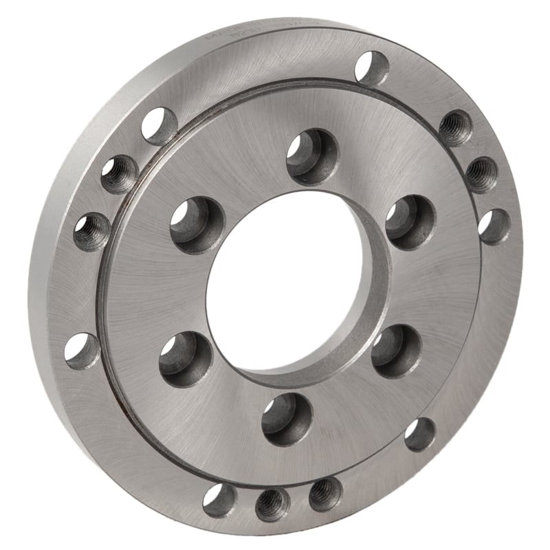 Bison Adapter ø125 Mm Din 55026 For Centrerpatron Med Flange Position Din 6350 Kgl     8210-125-3a2-