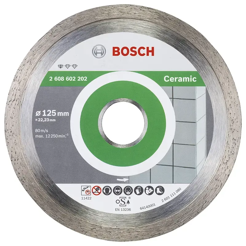 Bosch Diamantskive Std Ceramic 125x22 23mm 2608602202