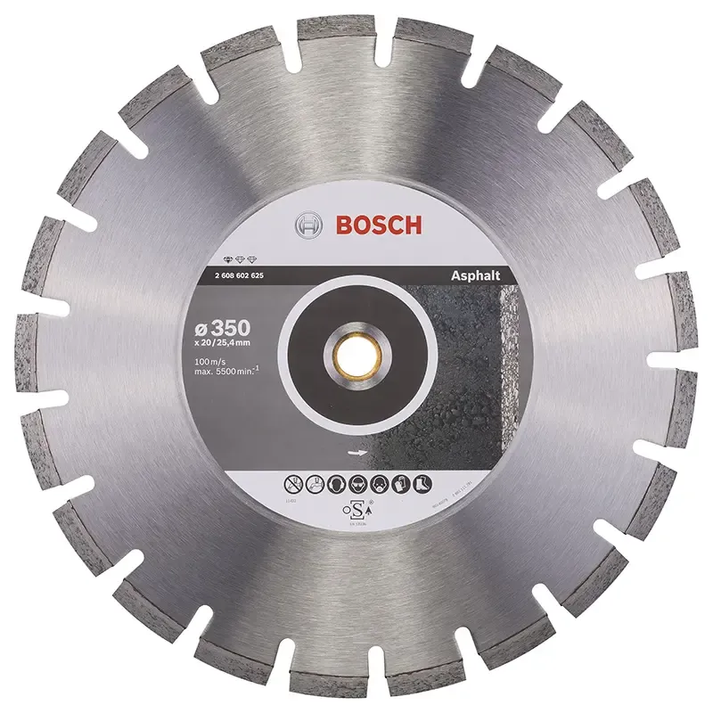 Bosch Diamantskive 350x25 4mm Prof Asphalt 2608602625