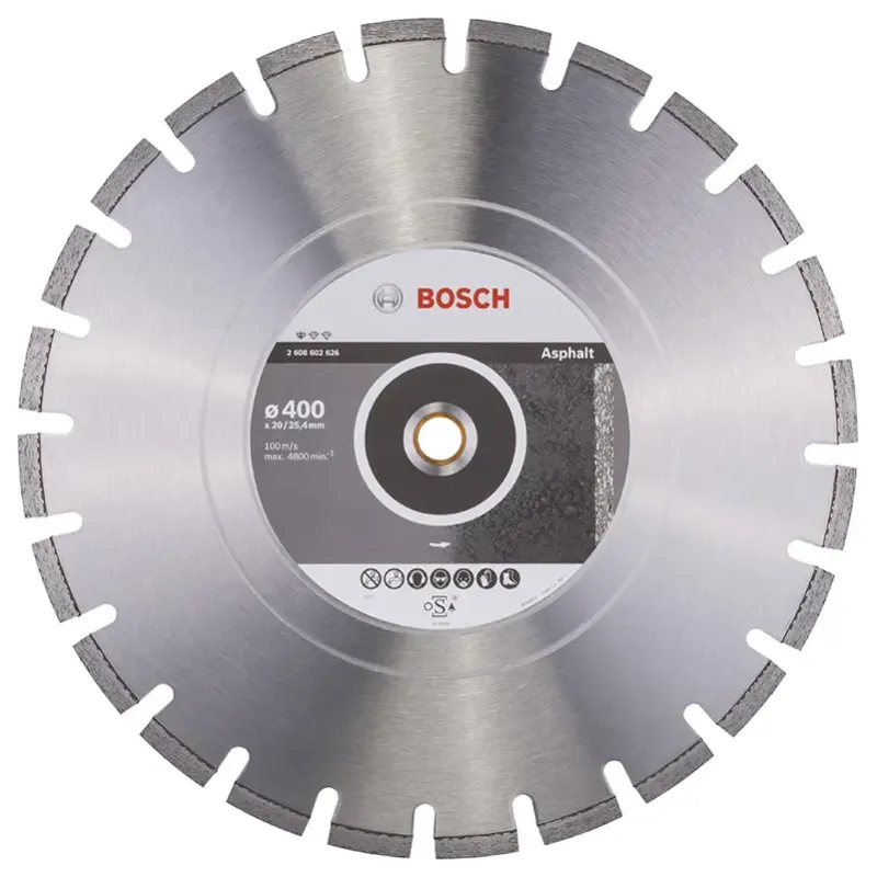 Bosch Diamantskive 400x25 4mm Prof Asphalt 2608602626