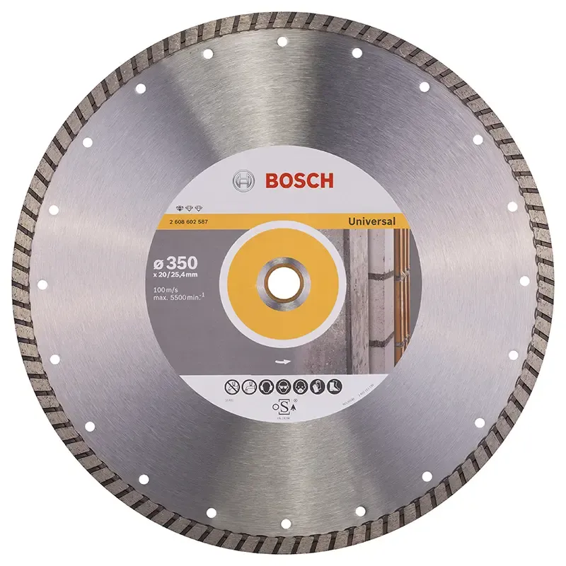 Bosch Diamantskive 350x25 4mm Prof Univ Turbo 2608602587