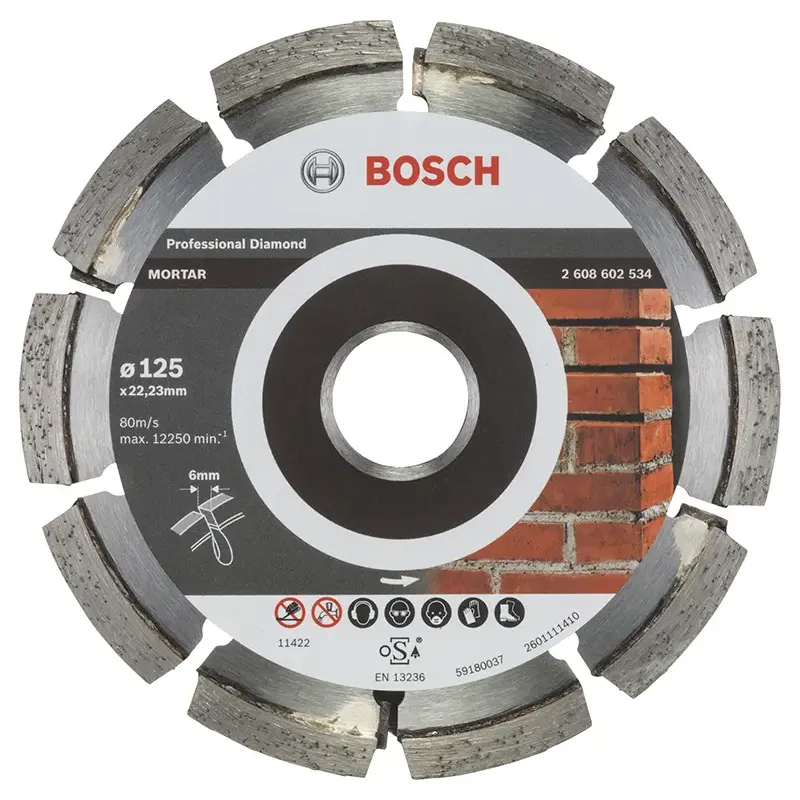 Bosch Diamantskive 125x6mm Til Fugefræsning 2608602534