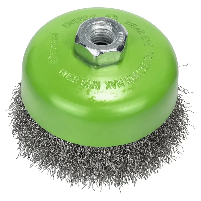 Bosch Kopbørste Bølget 100mm Inox M14 2608622103
