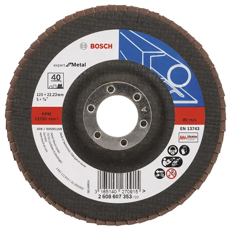 Bosch Lamelslibeskive Bm 125x22mm K40 Flad 2608607353