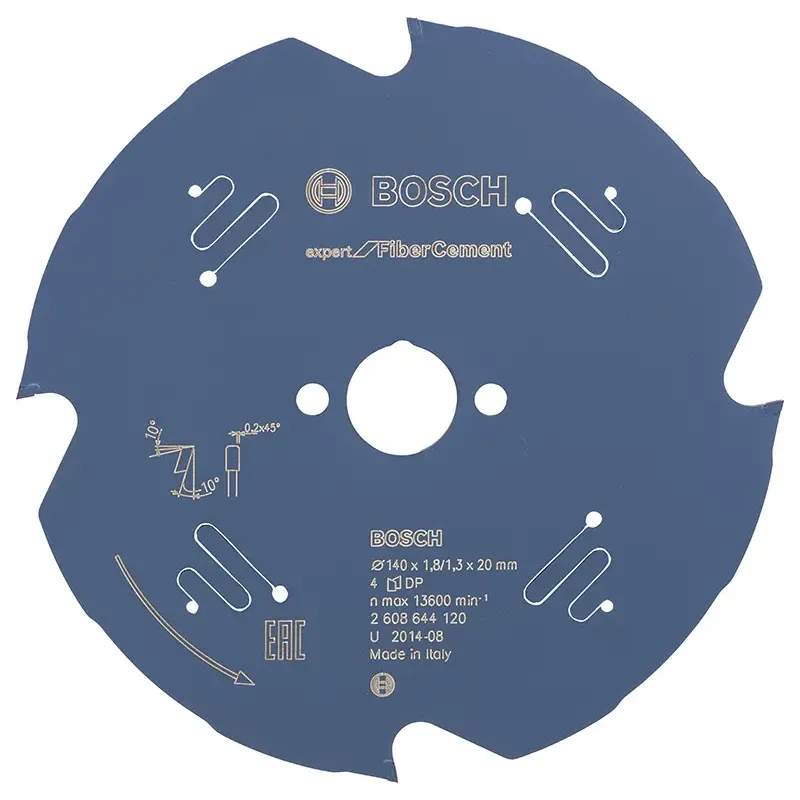 Bosch Rundsavsklinge Exp Fiber Cem 140x20mm 4t 2608644120