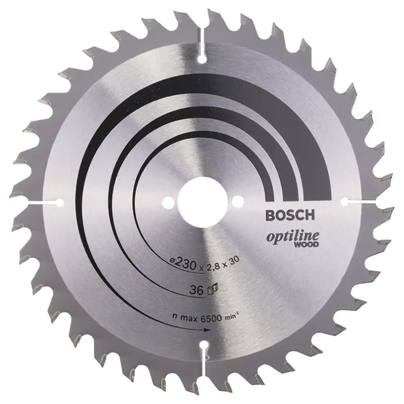 Bosch Rundsavsklinge Optiline 230x2 8x30 Mm 36 Tdr 2608640628