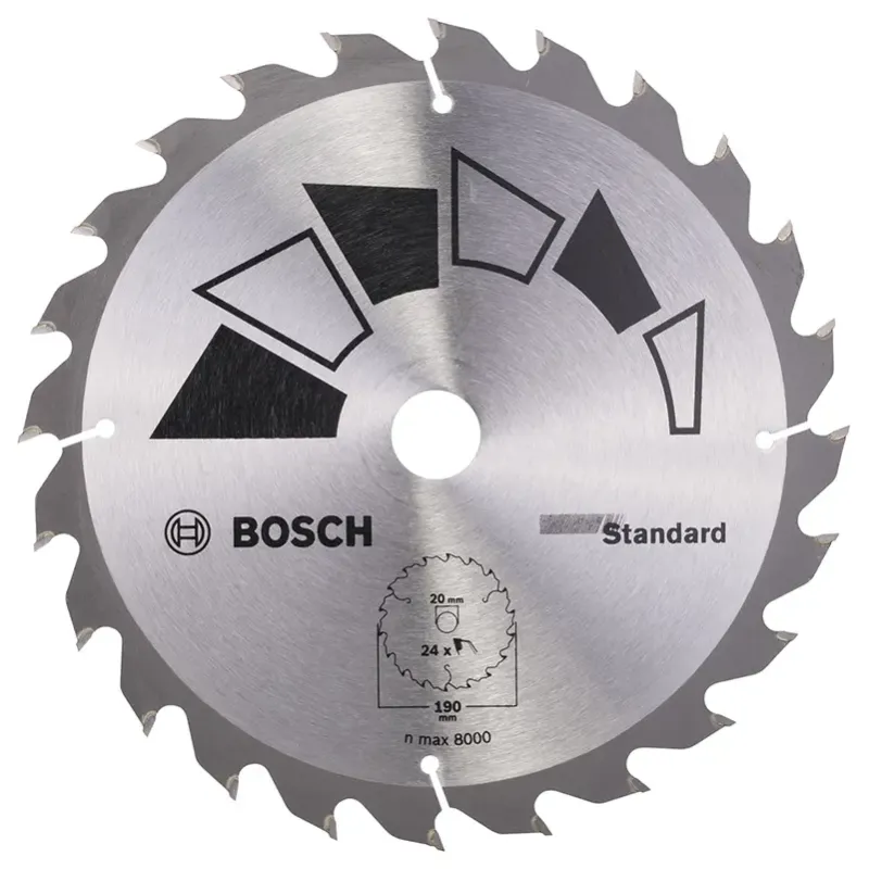 Bosch Rundsavsklinge Stand ø190x2 2x20 16mm T24 2609256818