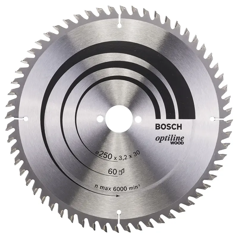 Bosch Rundsavsklinge  Stat Kw 250x3 2x30 Mm 60 Tdr 2608640665