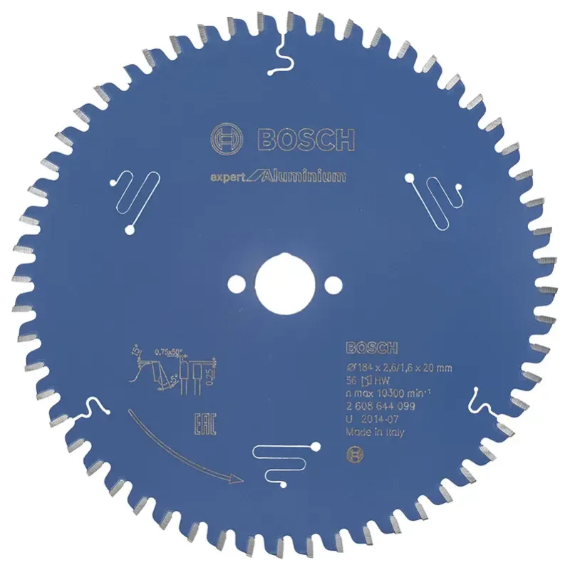 Bosch Rundsavsklinge 184x20x2 6mm 56t Exp Alu 2608644099