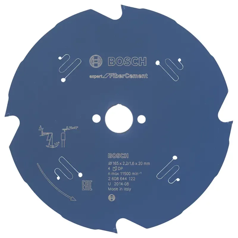 Bosch Rundsavsklinge 165x20x2 2mm 4t Exp Fiber Ceme 2608644122