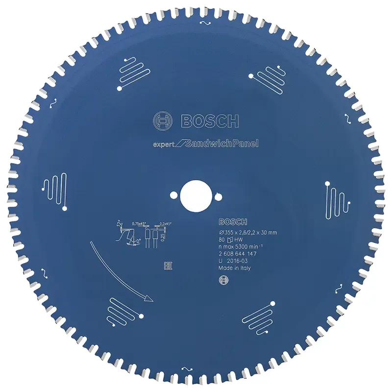 Bosch Rundsavsklinge 355x2 6x30mm 80t Exp Sandwich 2608644147
