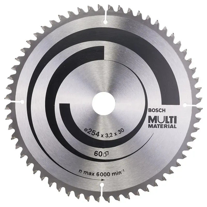 Bosch Rundsavsklinge ø254x30mm 60t -5gr Alu 2608640449