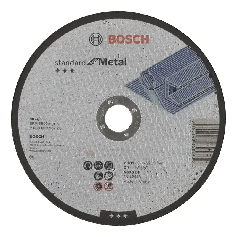 Bosch Skæreskive Metal 180x3mm Std 2608603167