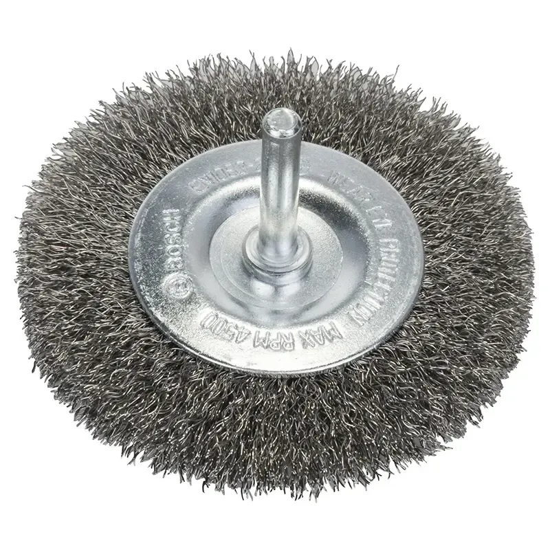 Bosch Skivebørste Bølget 80mm Inox 6mm 2608622123
