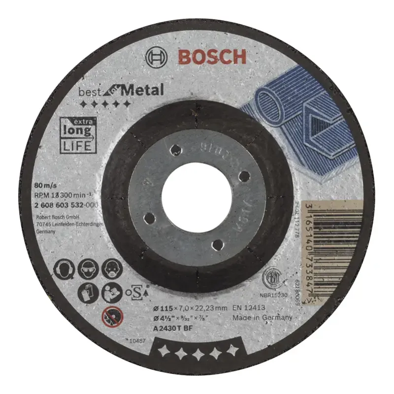 Bosch Skruppeskive A2430t     115x7mm 2608603532