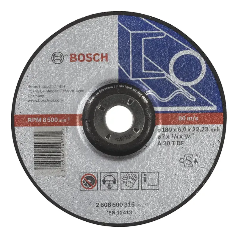 Bosch Slibeskive Metal   180x6 2608600315