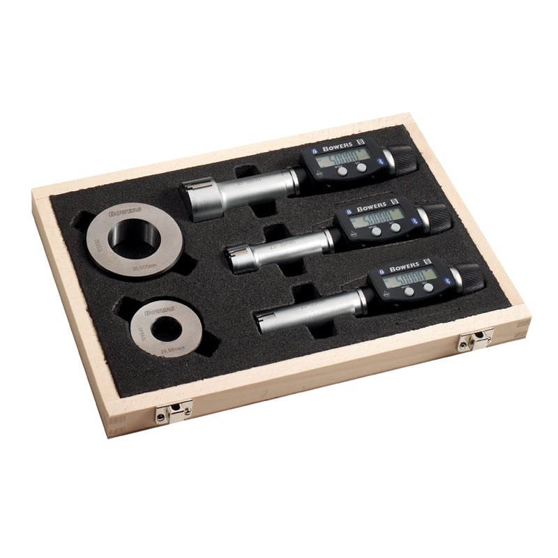 Bowers Sxtd4u-bt Digital  -punkt Mikrometer Sæt 10-20 Mm Med   Digitale Enheder Og Kontrolringe