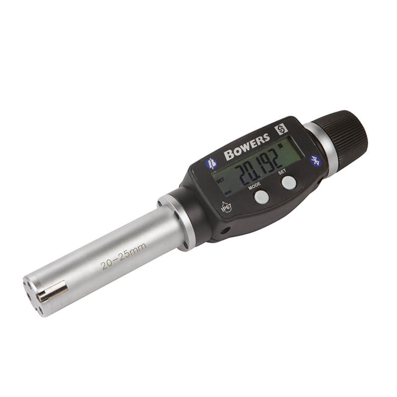 Bowers Xtd20m-bt Digital  -punkt Mikrometer 20-25 Mm Med Kontrolring