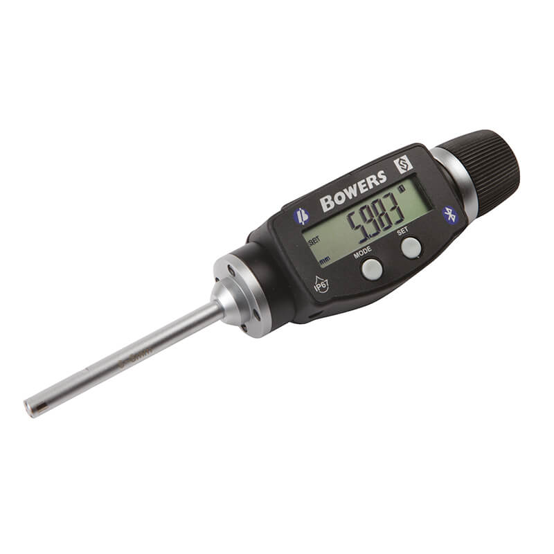 Bowers Xtd6m-bt Digital  -punkt Mikrometer  -  Mm Med Kontrolring