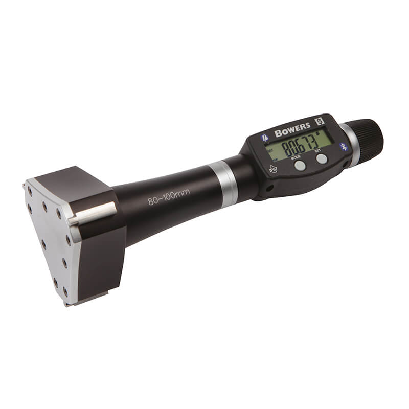 Bowers Xtd80m-bt Digital  -punkt Mikrometer 80-100 Mm Med Kontrolring